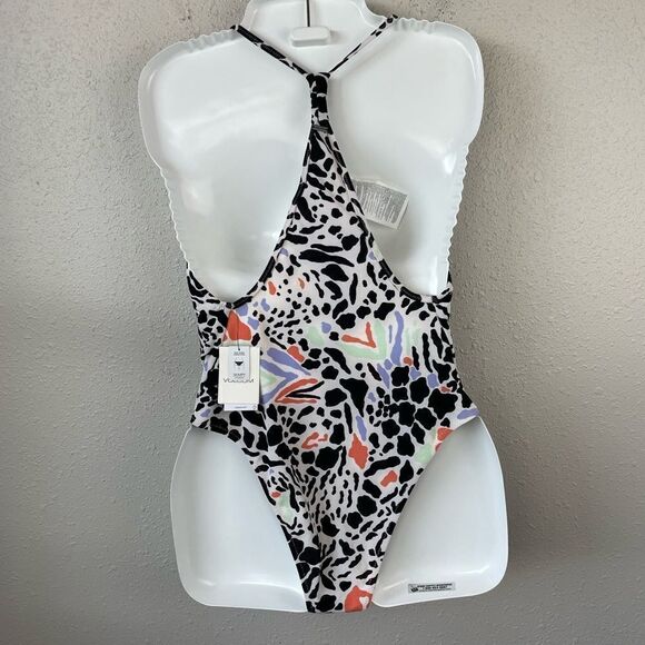 NWT Volcom One Piece Swim Suit Size M - Picture 3 of 7